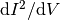 \mathrm{d}I^2/\mathrm{d}V