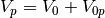 V_p=V_0+V_{0p}