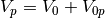 V_p=V_0+V_{0p}
